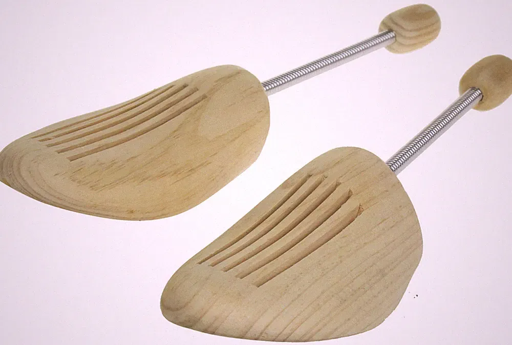 1 Paar Holz Spiralfeder Schuhspanner AUS Echtholz von Gr. 36-48 Herren / Damen