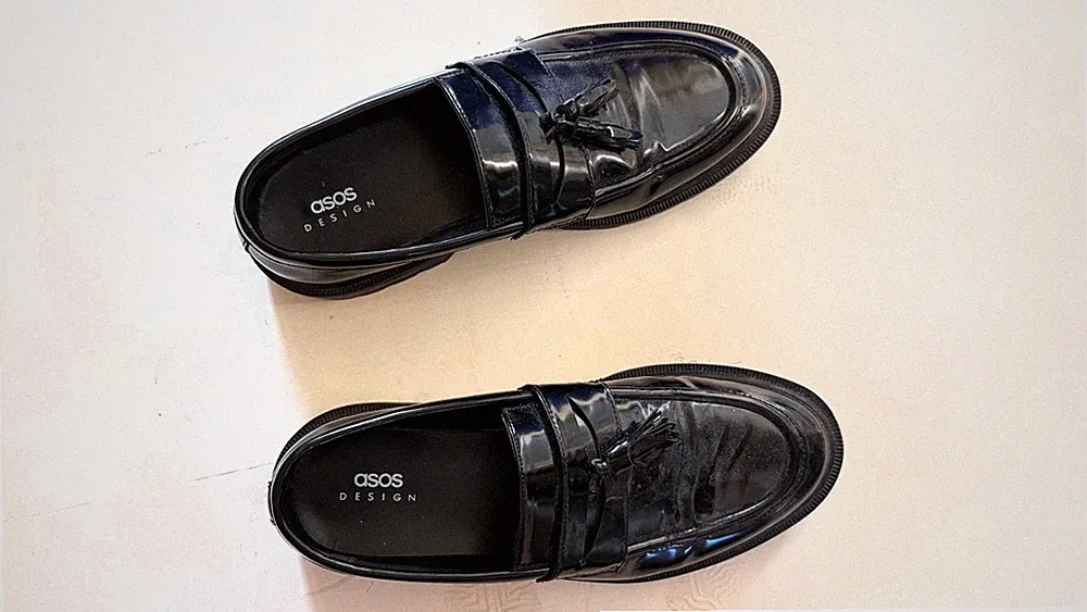 1 x GETRAGEN, WIE NEU!!! ASOS DESIGN Loafer, größe 44,5