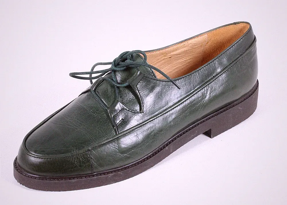 Schnürung Leder-Loafer