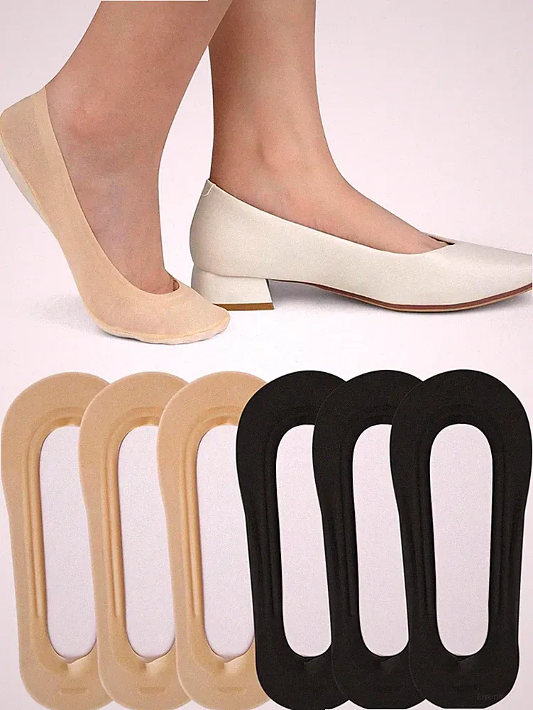 2/4/5/6 Paar Damen Ultra Tief Schnitt No Show Socken für Ballerinas und Loafer
