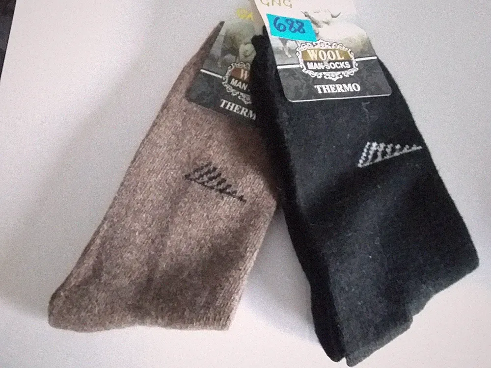 2 PAAR Herren Angora Socken Wollsocken + Größe 39-42/ 43-46 + Nr. 682-692