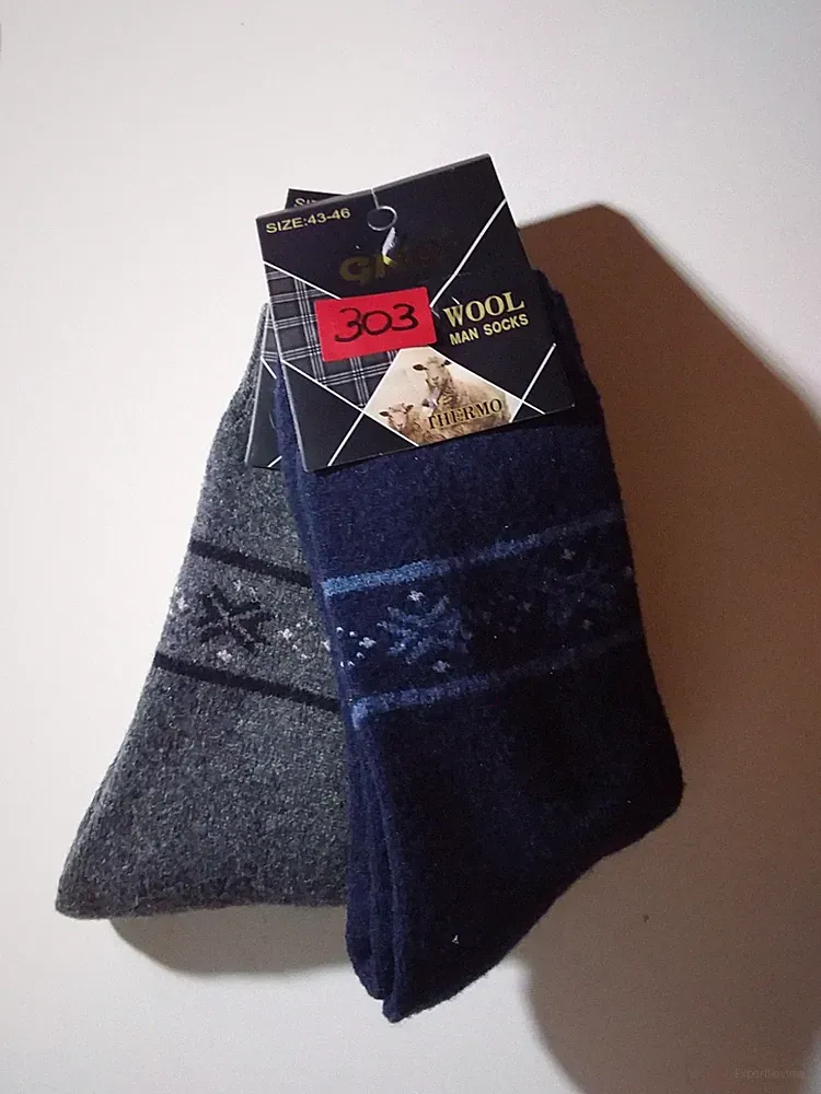 2 PAAR Herren Angora Socken Wollsocken + uni+ + Größe 39-42/ 43-46 + Nr. 680-686