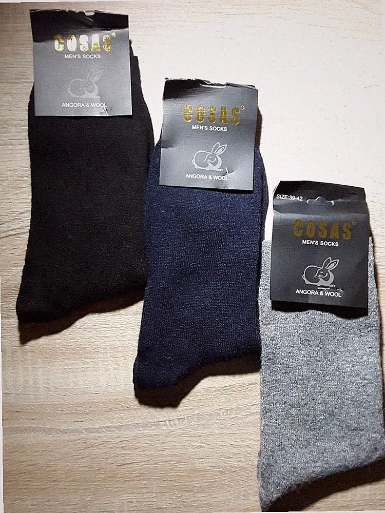 3 PAAR Herren Wollsocken Socken + Größe 39-42/43-46 + Nr. 101-102