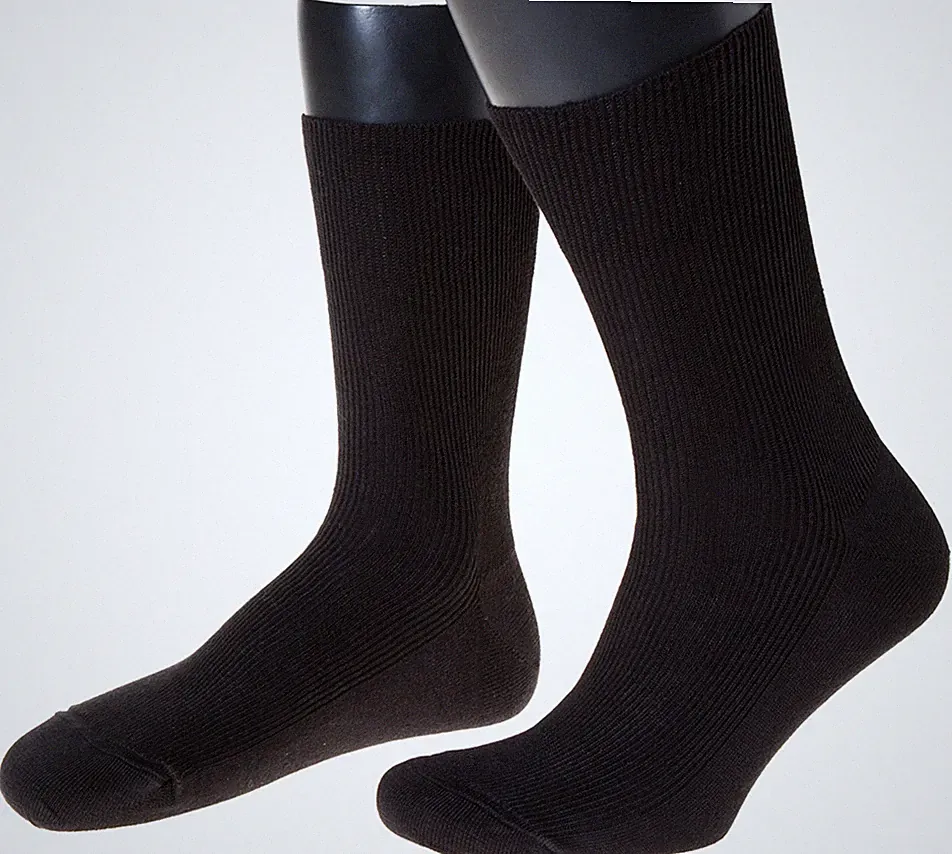 3 Paar Wollsocken, Made in Germany, 100% Schurwolle fein gerippt, Schafwollsocke