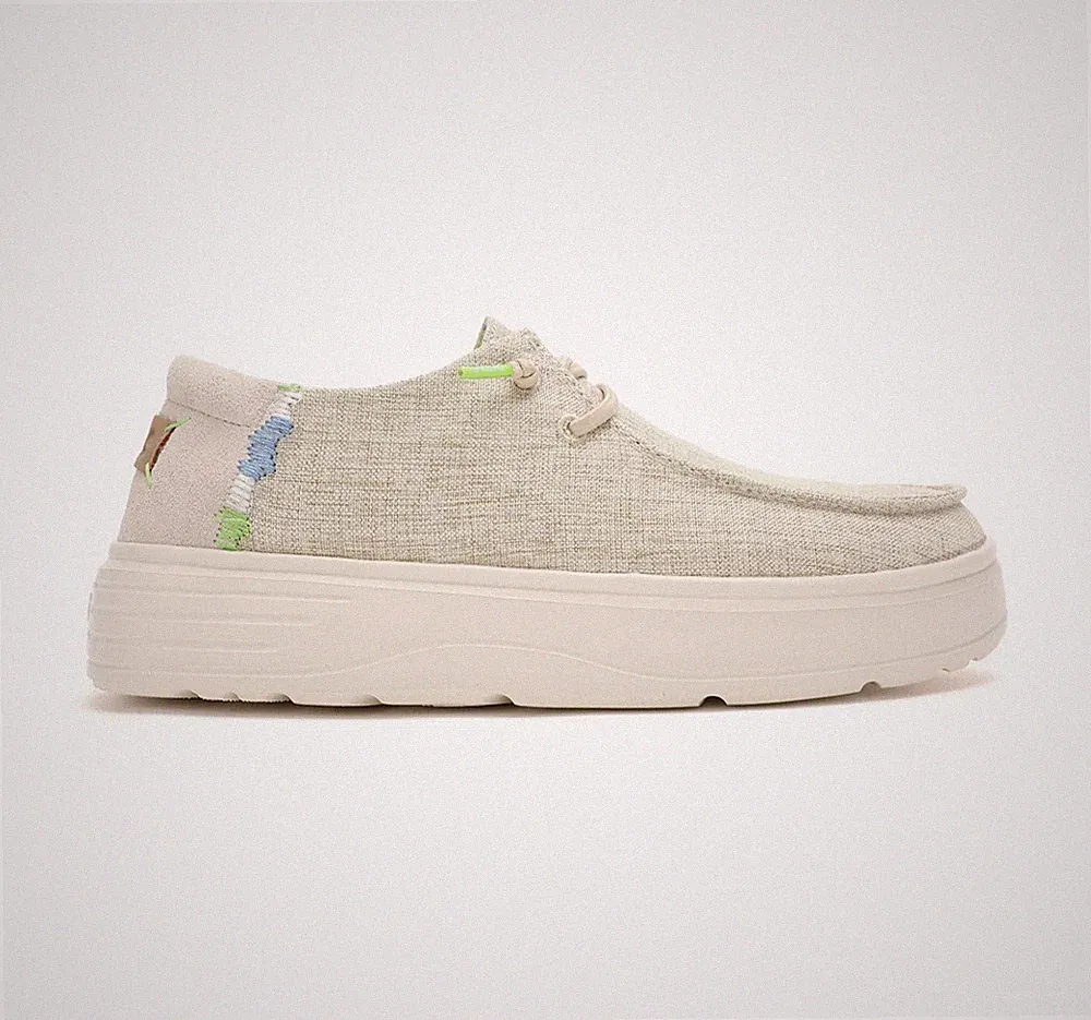 30% SALE DAMEN SLIPON PITAS 100% BAUMWOLLE FARBE BEIGE ART. POPPY