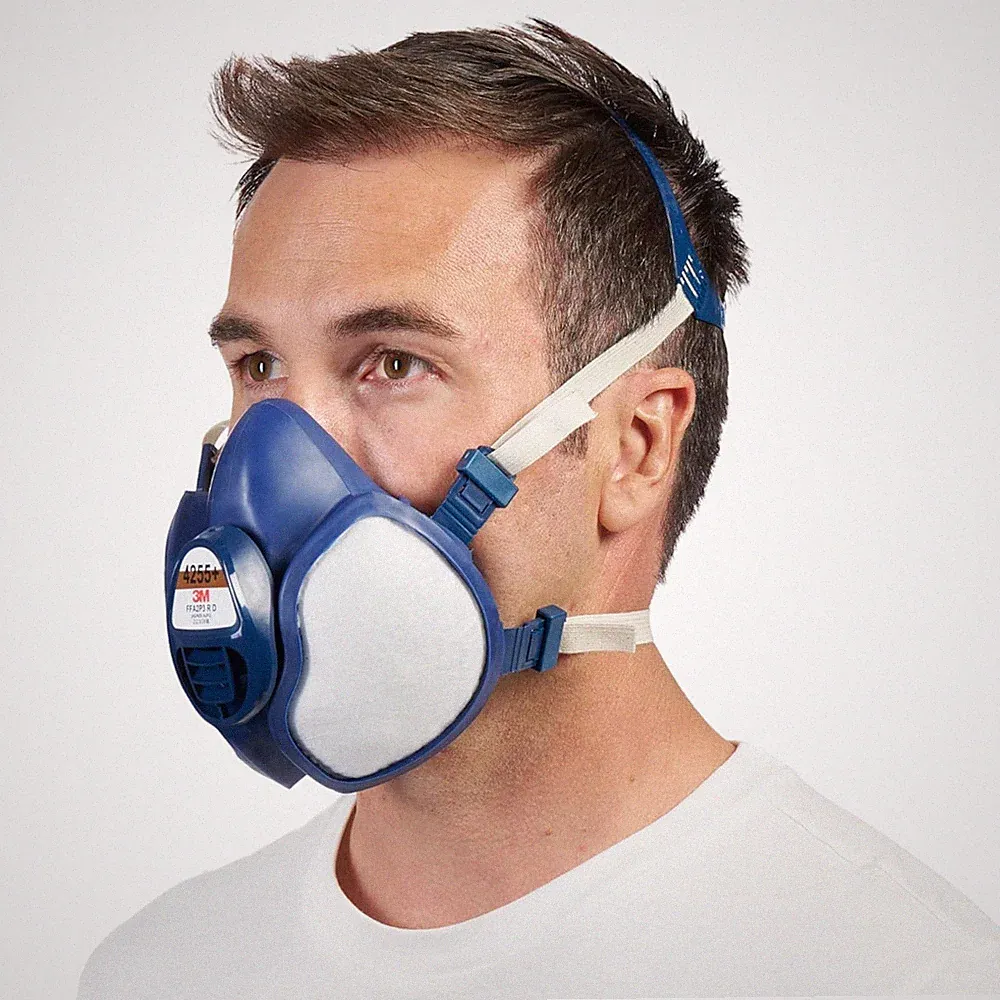 3M Atemschutzmaske 4255+ A2P3 Gasfilter Lackierarbeiten Maske 1 Stück Original