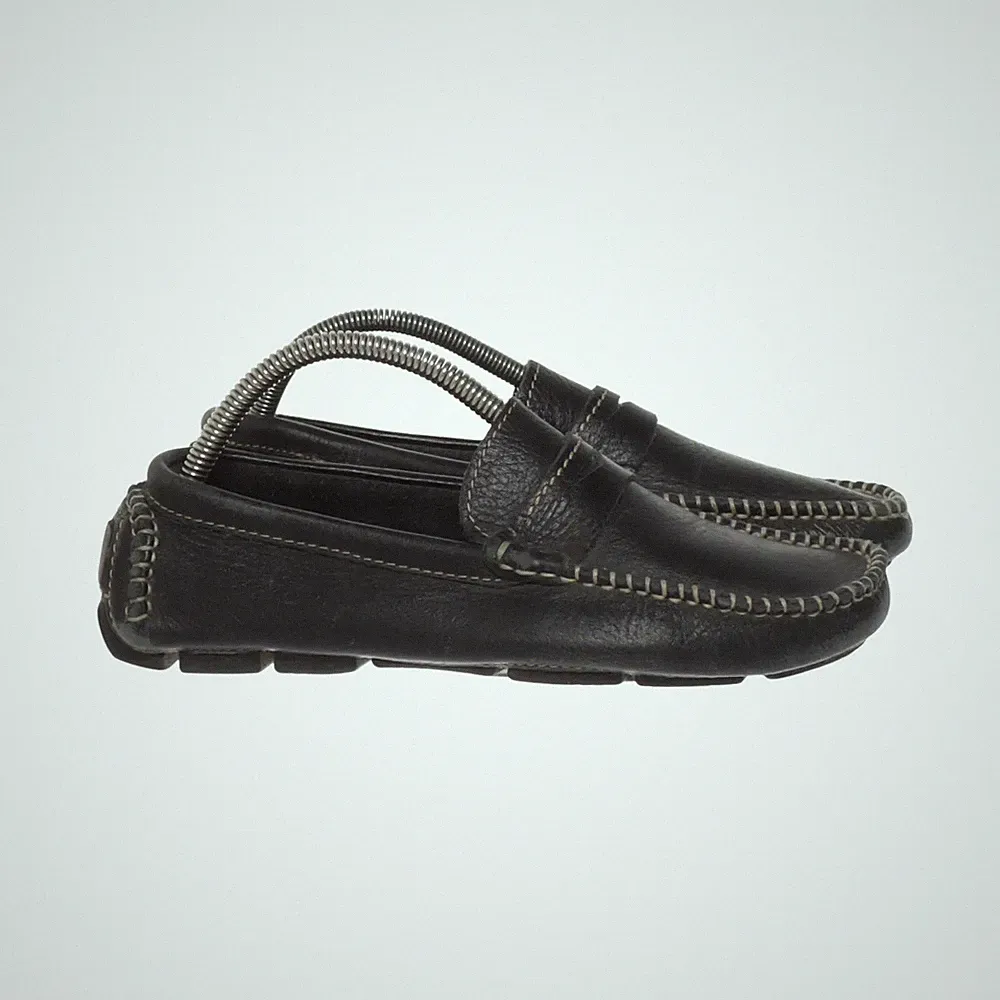 A.Testoni, Loafers, Größe: 36, Leder, Schwarz, Herren #pnB