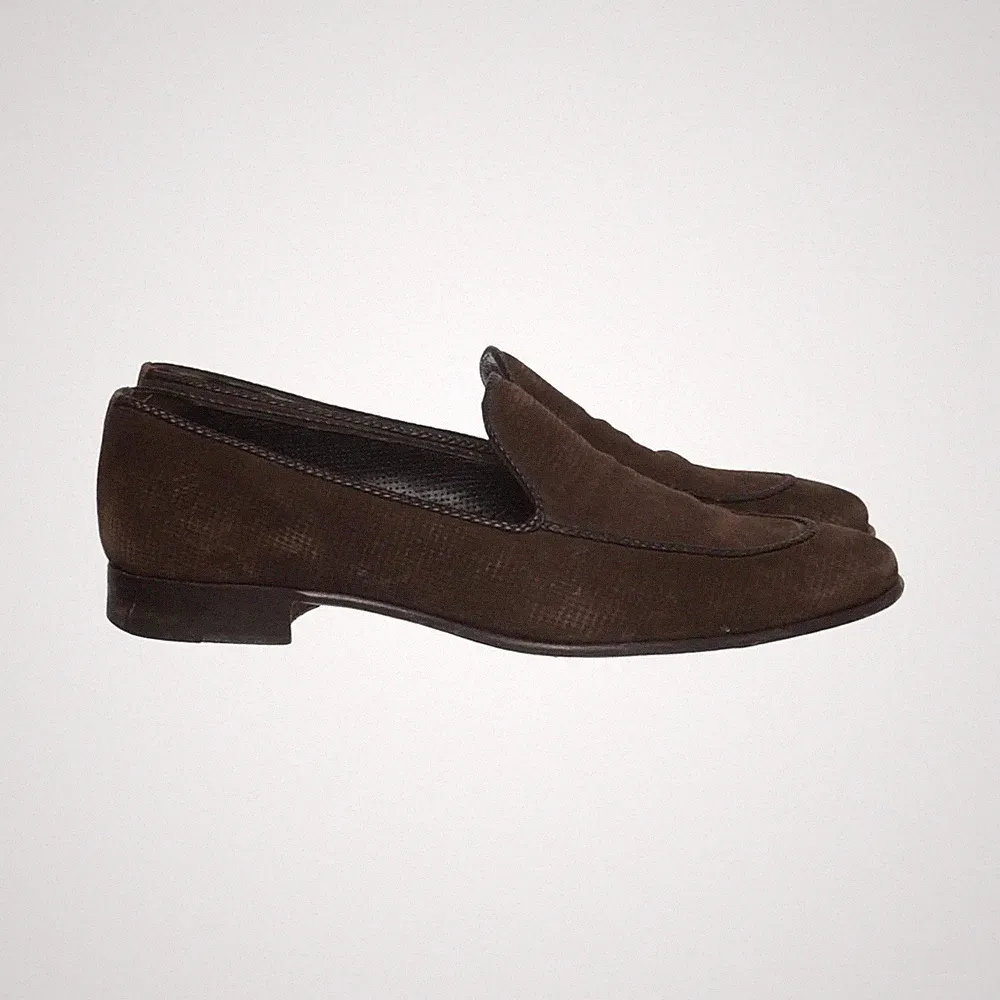A.Testoni, Loafers, Größe: 45 1/2, Leder, Braun, Herren #rsp