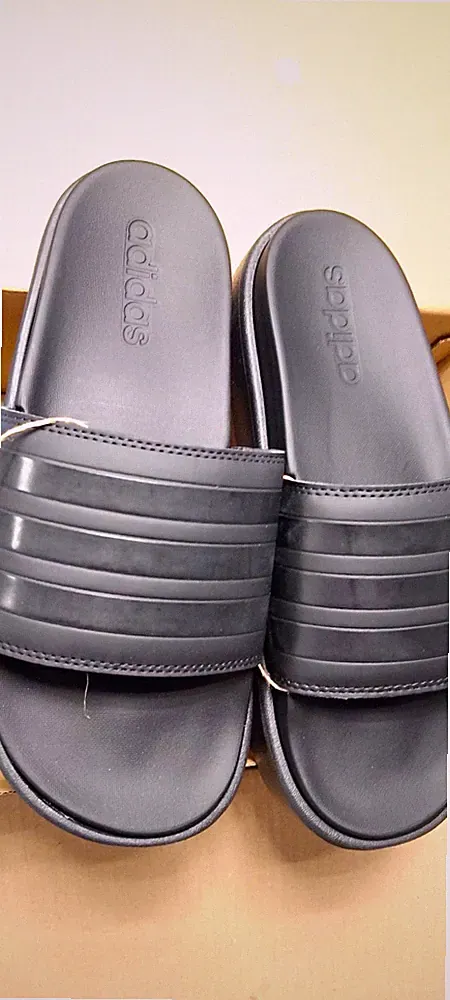 adidas Adilette Platform Herren Badelatschen Plateau Schwarz EU 42 HQ6179