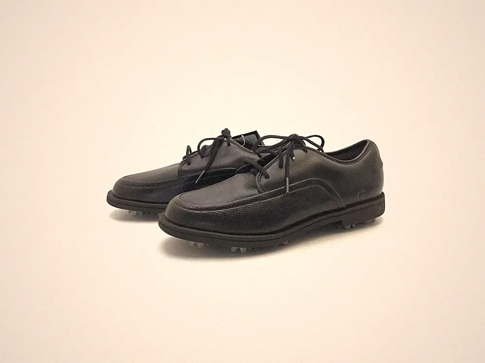 Adidas Damen Halbschuhe Schnürer Loafers Golfschuh Schwarz Gr. 37 1/3 (UK 4,5)