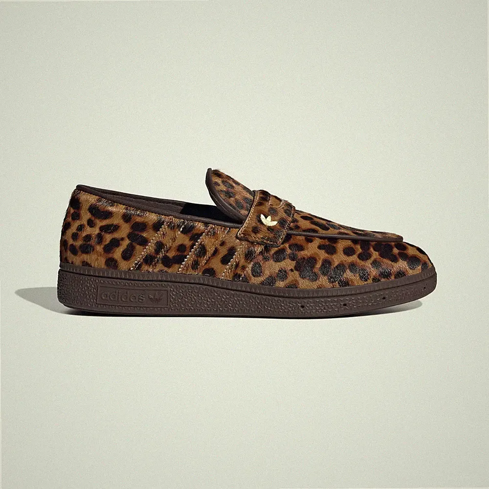 Adidas Originals Handball Spezial Halbschuhe in Braun Leopardenmuster Limited Stock