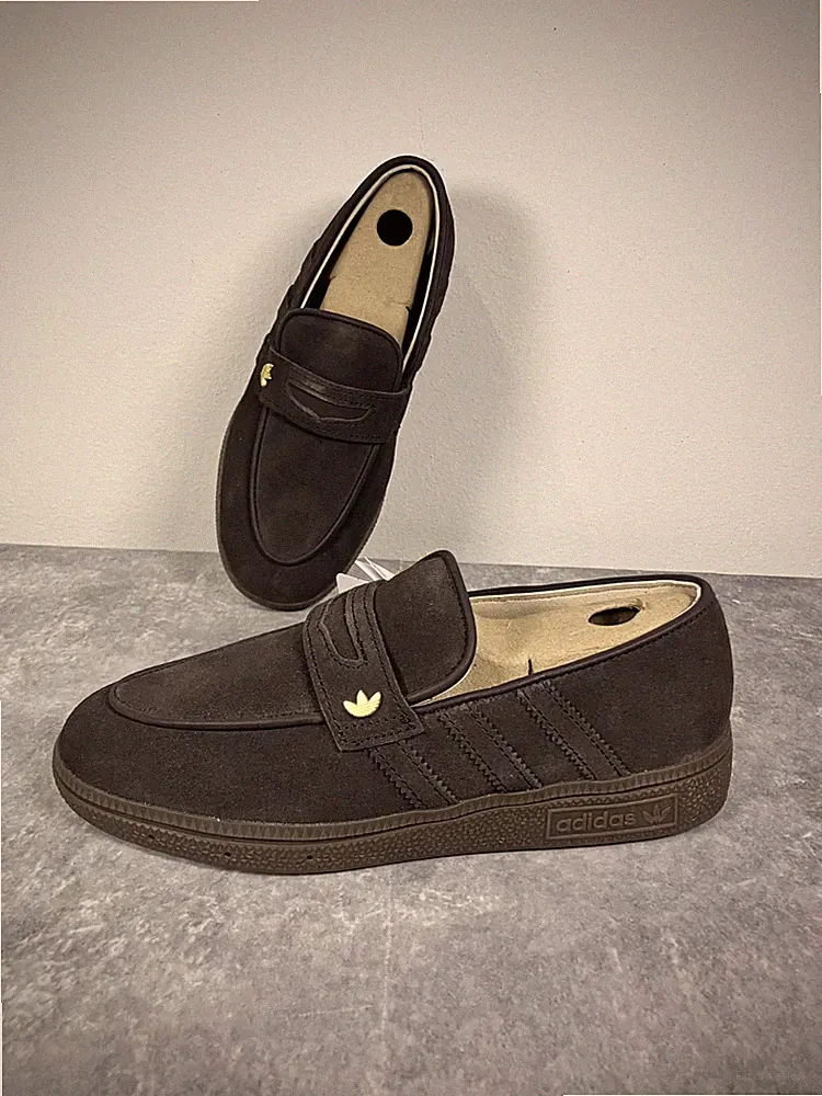 Adidas Originals Handball Spezial Loafer 37 1/3 Braun Wildleder Retro Y2K NEW