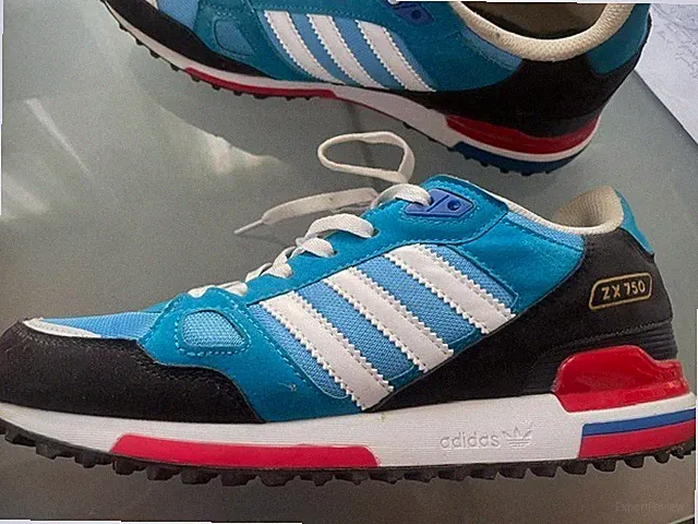 adidas Originals ZX 750 Men's Trainers - G96718 Bluebird/White - NEU EU 46/UK 11