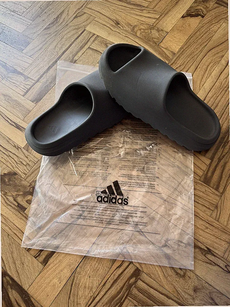 adidas slides slipper herren schwarz 43