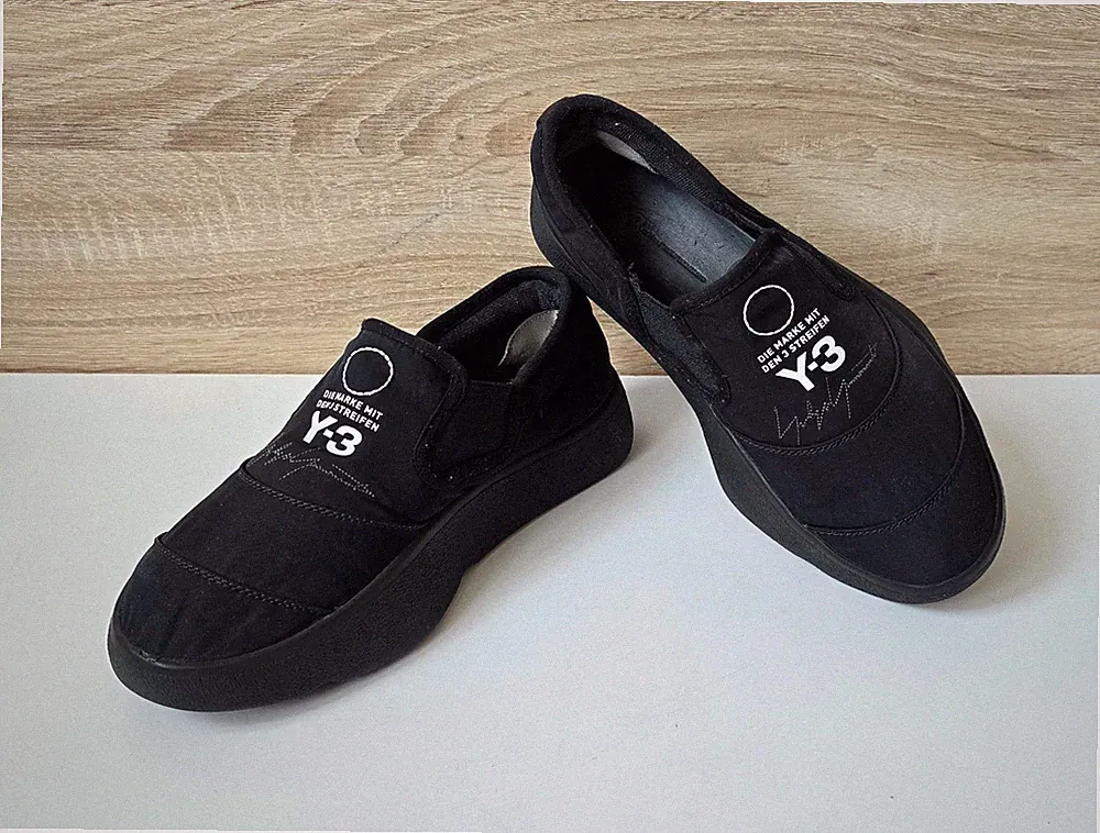 Adidas x Y-3 Tangutsu Slip-on-Sneaker Loafer Mokassin Slipper Gr 5,5 = 38 – 38,5
