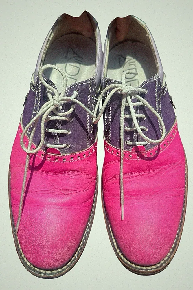 Airdp Seltener Golf Halbschuh Leder