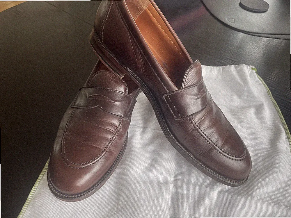 Alden Penny Loafer Flex Welt in Soft Dark Brown Calf US 11 B (44,5)