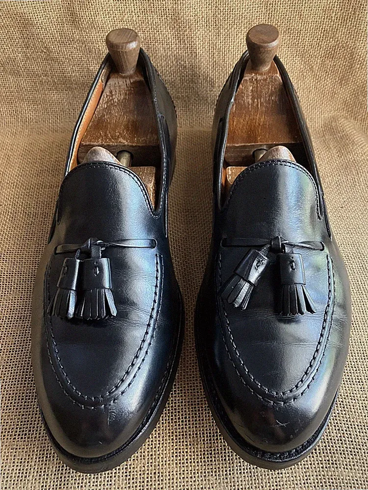 44.5 Loafer mit Quasten