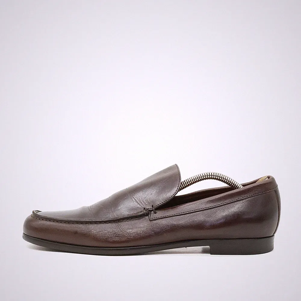 Allen Edmonds Herren 42716 Business-Schuhe Braun Leder Made Italy Loafer EU 44.5