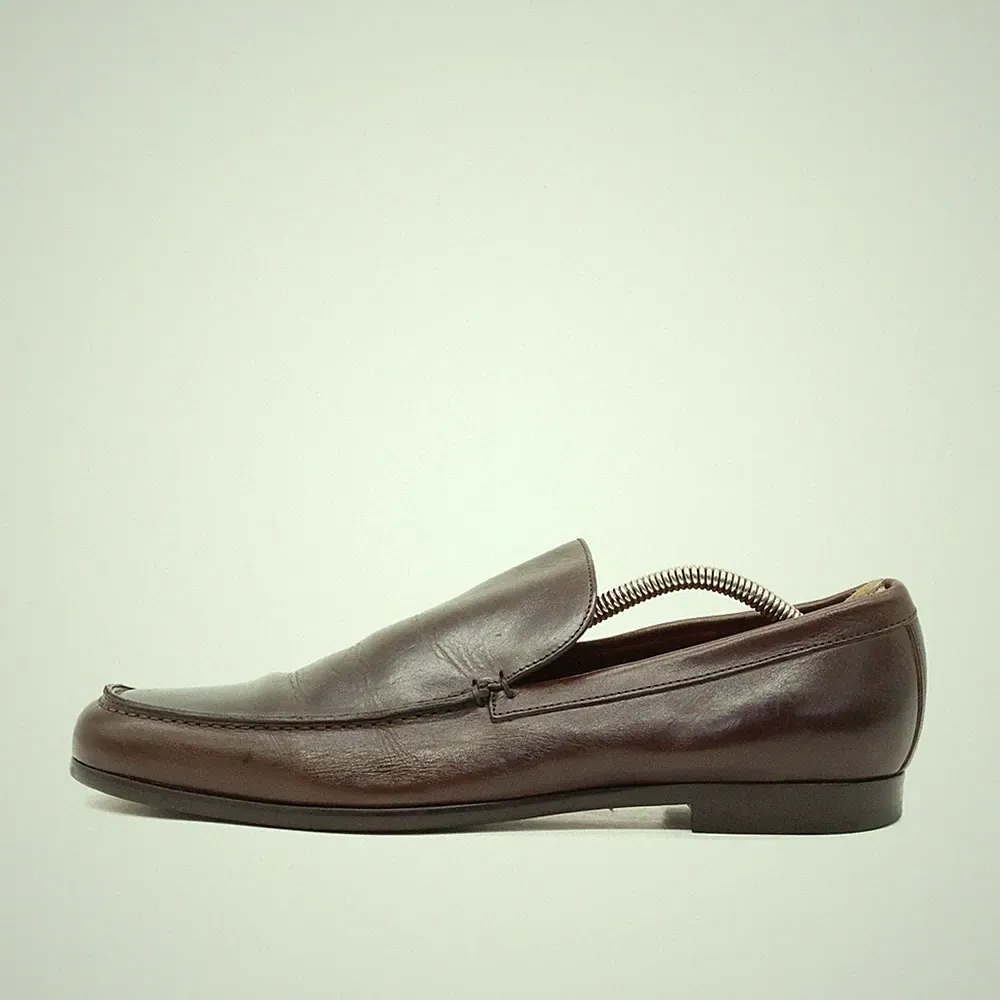 Allen Edmonds Herren 42716 Business-Schuhe Braun Leder Made Italy Loafer EU 44.5
