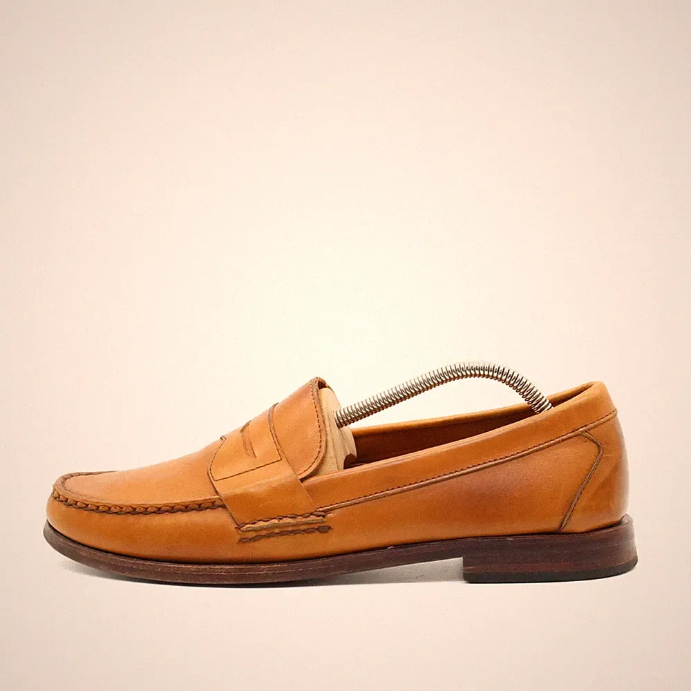Allen Edmonds Herren Cavanaugh Slipper Braun Leder Penny Loafer EU 44,5