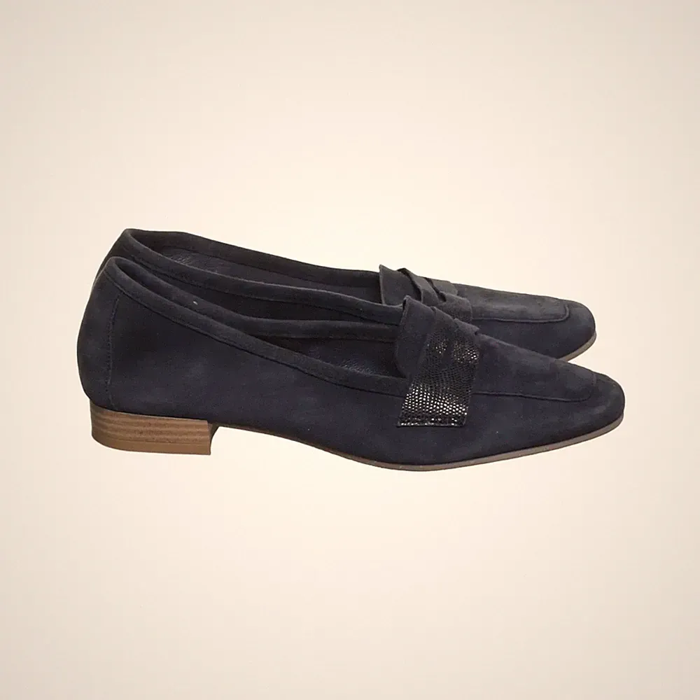 André, Loafers, Größe: 36, Blau, Damen #2N5