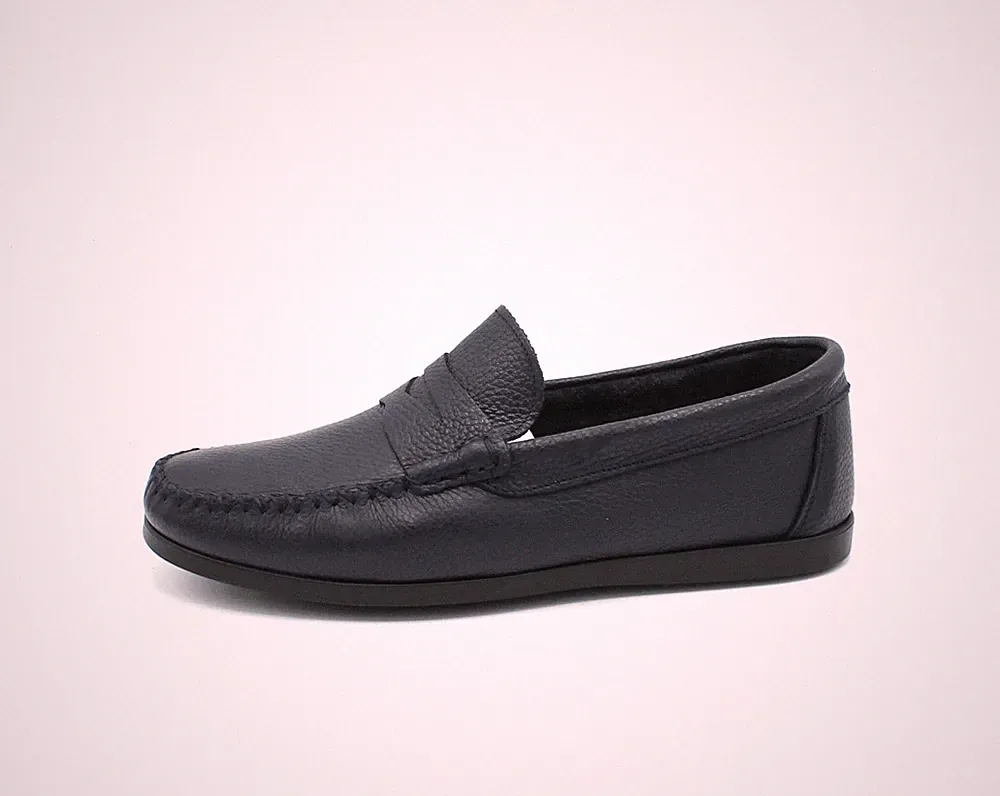 Angela Barba Herrenschuhe Leder Halbschuhe weich leicht Sommer mit Sohle...