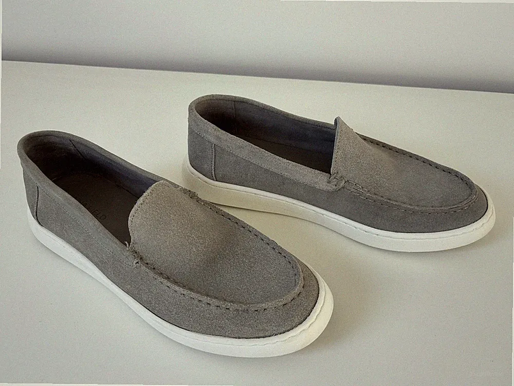 Anna Field Derbys Halbschuhe Wildleder grau 38,5 Papagei