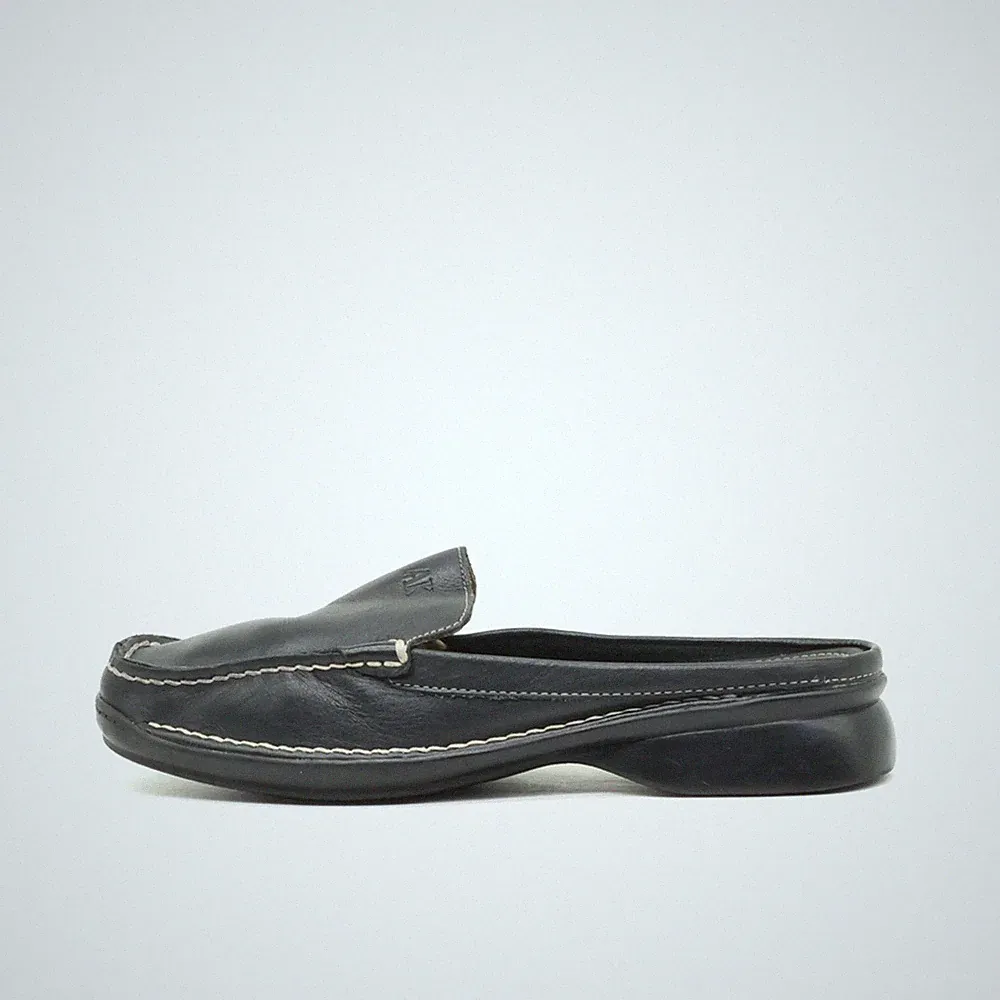 Anne Klein Damen Loafer EU 37 Maartus schwarz Leder Komfortabel Pantoletten
