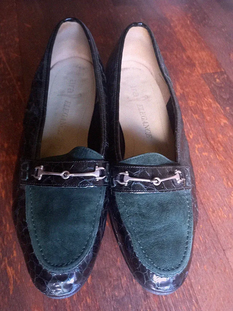Ara Damen Loafer Mokkasin Sommerschuhe Halbschuhe silberne Schnalle