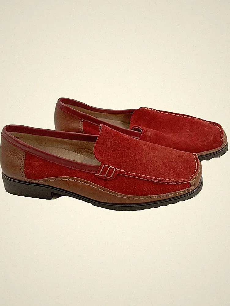 Wildleder Leder-Loafer