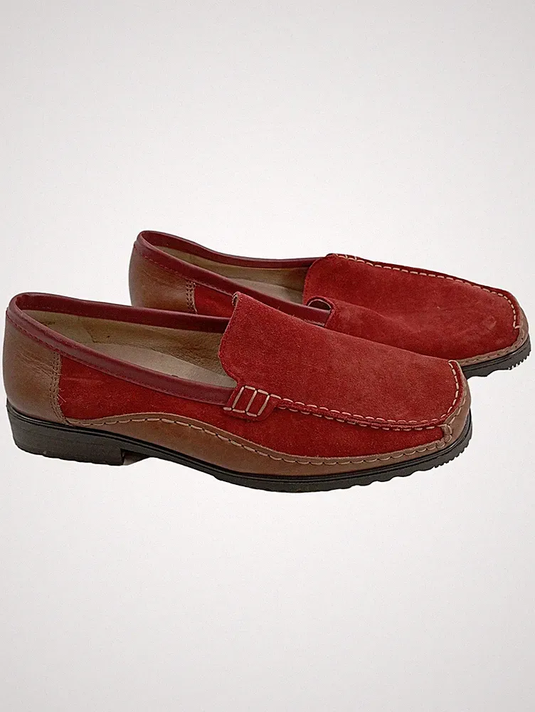 Wildleder Leder-Loafer