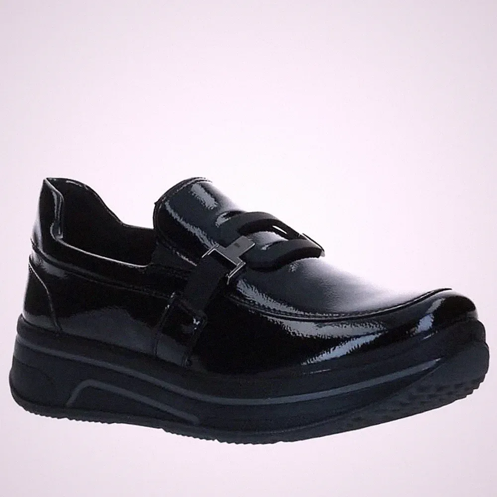 Ara Sapporo 3.0 Damen Schwarze Baumwoll Loafer Freizeit 1227551-01