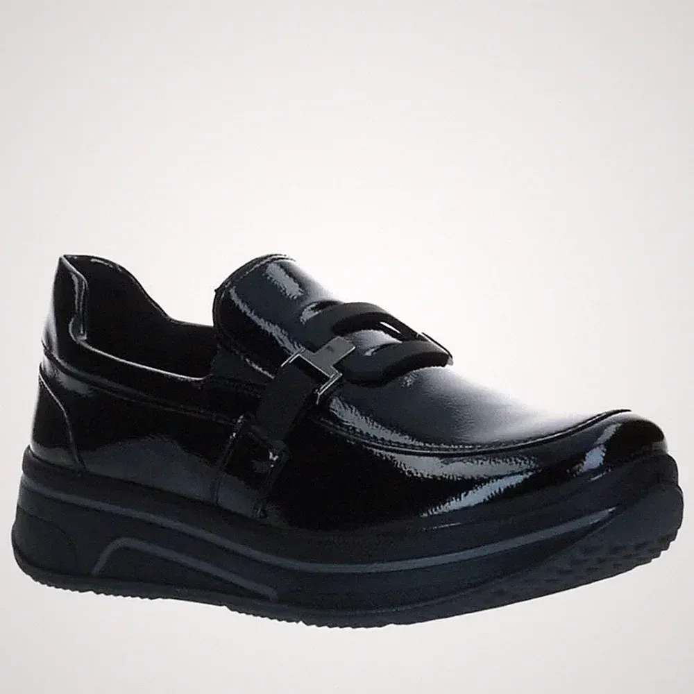 Ara Sapporo 3.0 Damen Schwarze Baumwoll Loafer Freizeit 1227551-01