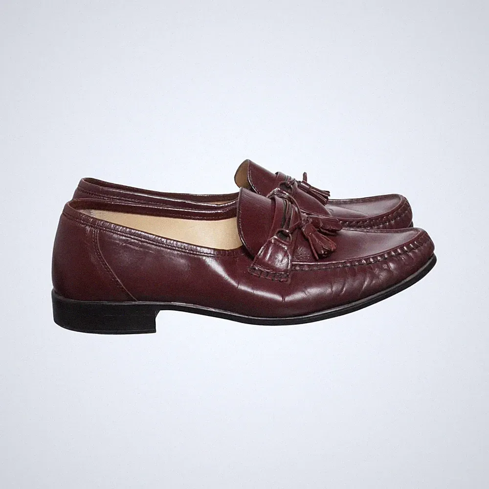 Aristokrat, Loafers, Größe: 43 1/2, Leder, Lila, Herren #pXA