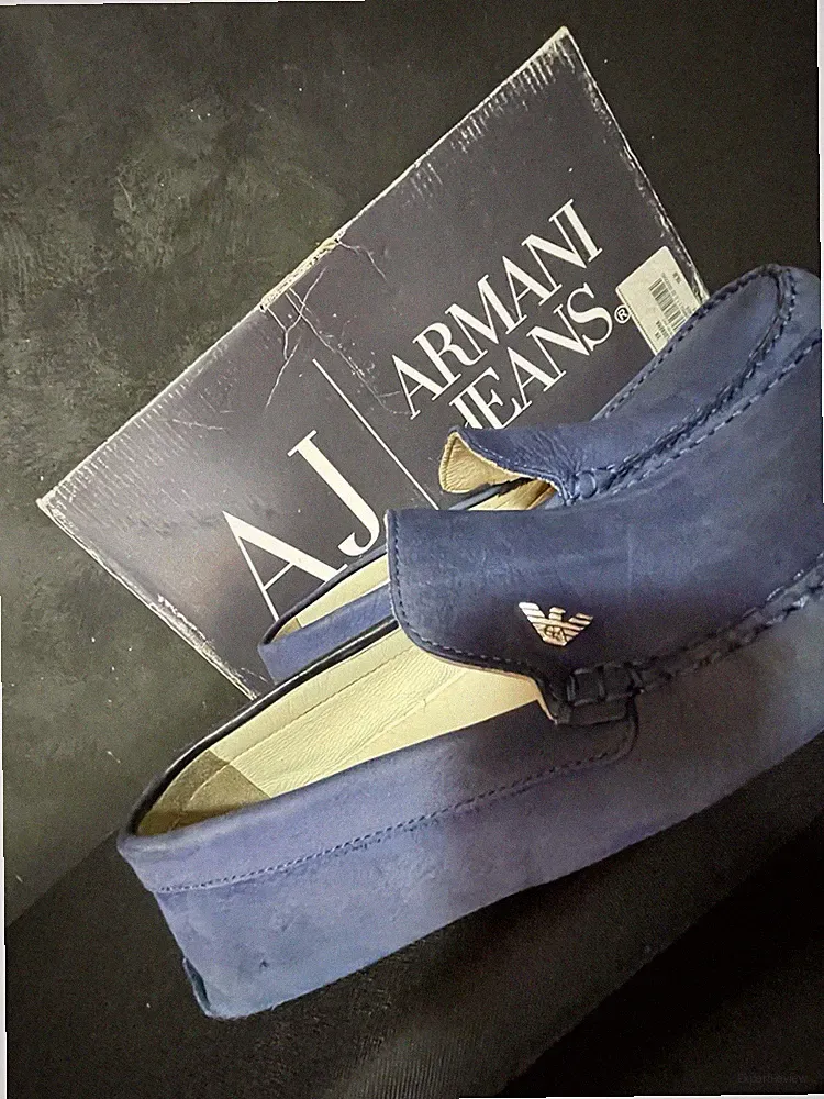 Armani Jeans Halbschuhe GR. 45 BLAU