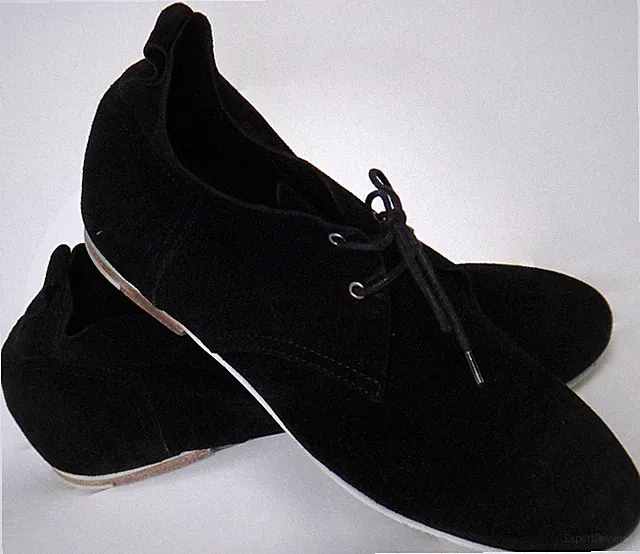 ARMANI LEDER •SAMT• EU 41/ 7,5 •MOKASSINS •SEHR BEQUEM•SCHWARZ •SCHNÜRSCHUHE