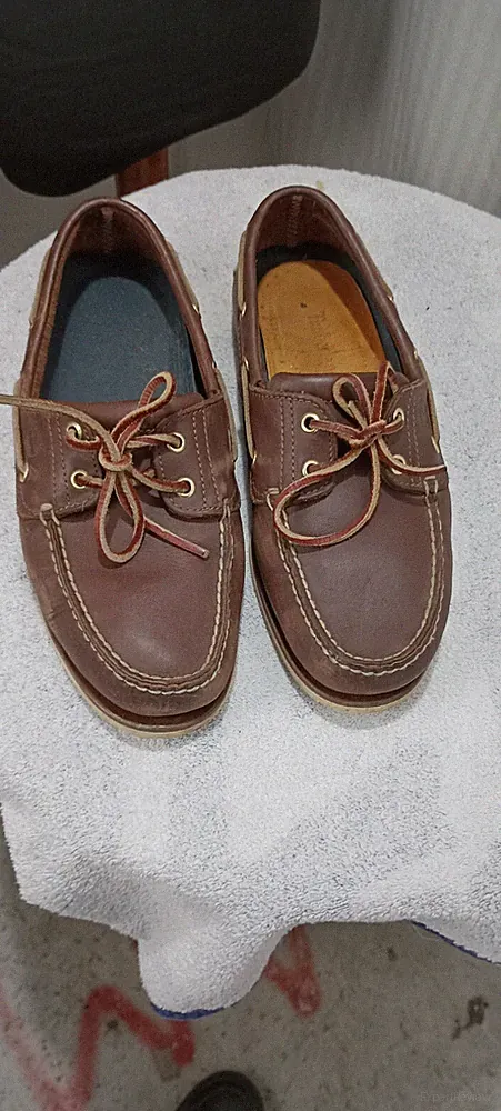 Artikel e1006 Timberland Herrenschuhe Gr. 43 Halbschuhe Leder braun, Gesetz