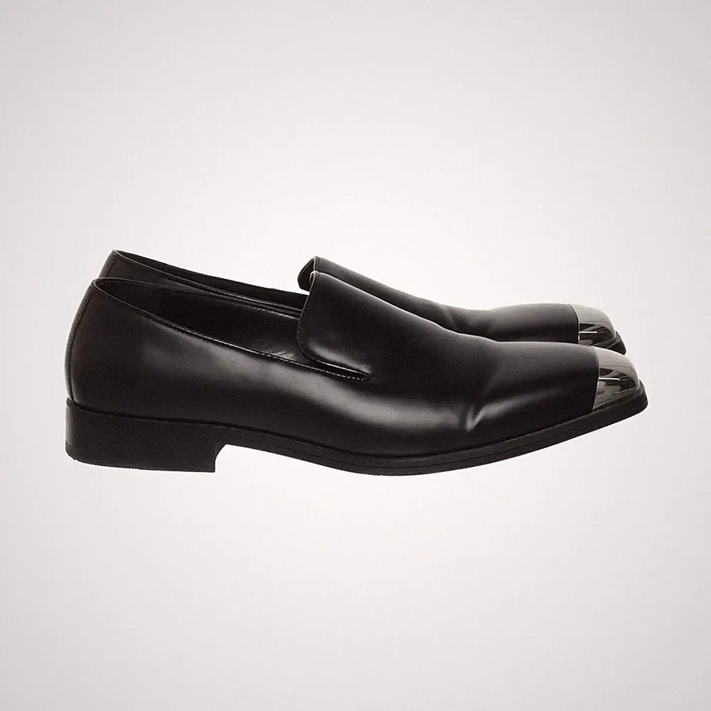 ASOS Design, Loafers, Größe: 44 1/2, Schwarz/Silber, Herren #aZ1