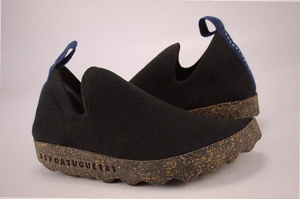 Asportuguesas Gr.39 Damen Halbschuhe Slipper Loafers Schwarz TOP P 726