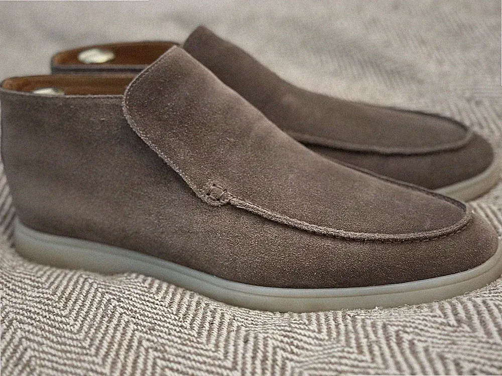 Aurélien City Loafer 2.0 Taupe Wildleder Gr. 44 Slipper NP €385 Luxury Boots
