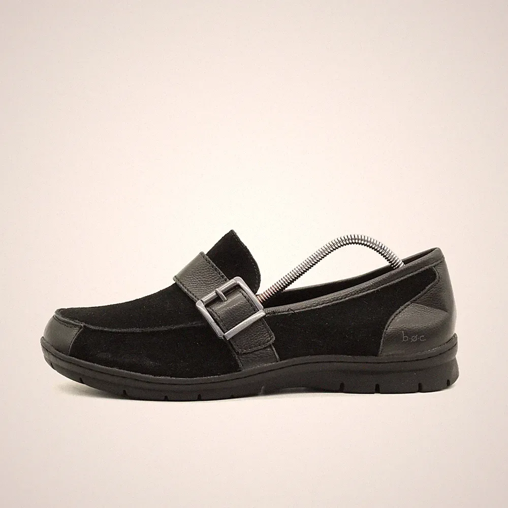 B.o.c Damen Gesundheitsschuhe EU 40 Schwarz Low Top Schnalle,Komfortsohle