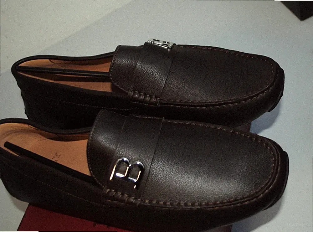 BALLY ECHT LEDER HALBSCHUHE 43 550,00 KARTON PRIM-SUMMER SAMMLUNG P