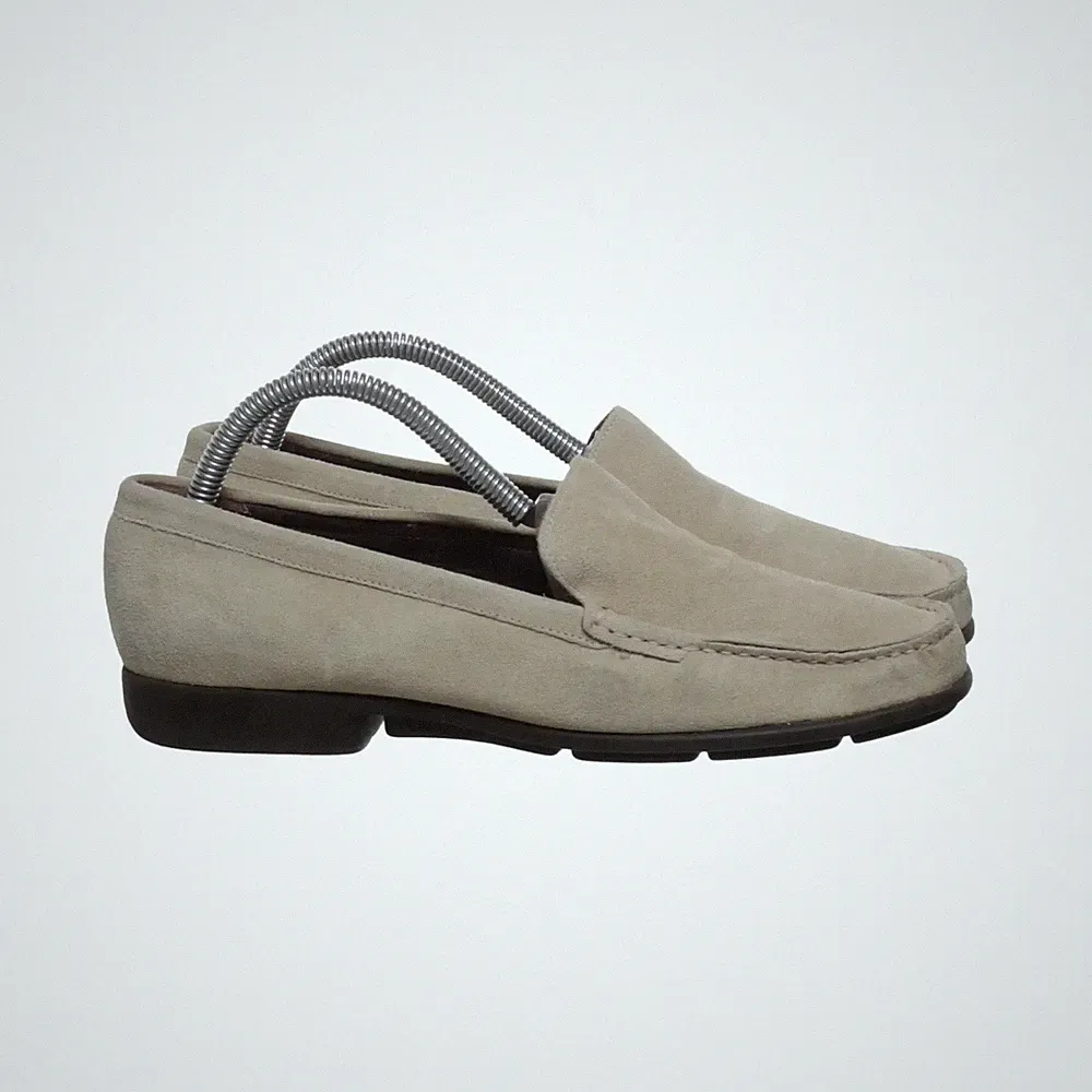 Bally, Loafers, Größe: 39 1/2, model: eila, Leder, Beige, Herren #m4w