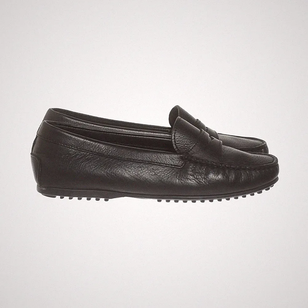 Bama, Loafers, Größe: 37 1/2, Leder, Schwarz, Herren #X3K