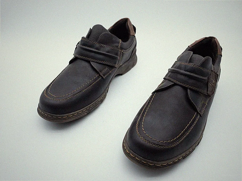 BAMAR Herren Slipper Loafer Freizeitschuh elegant braun Gr 46 EU Art 36454-50