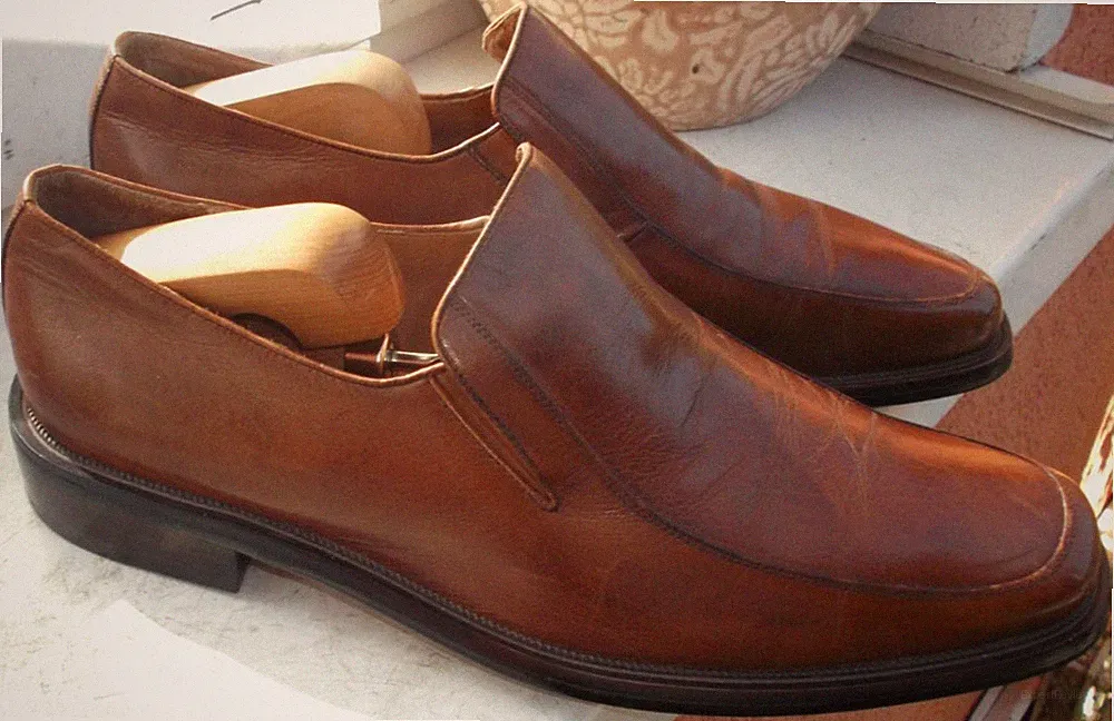 Bardelli Beverly Hills Business Slipper Herrenschuhe Leder cognacbraun 41 UK 7,5