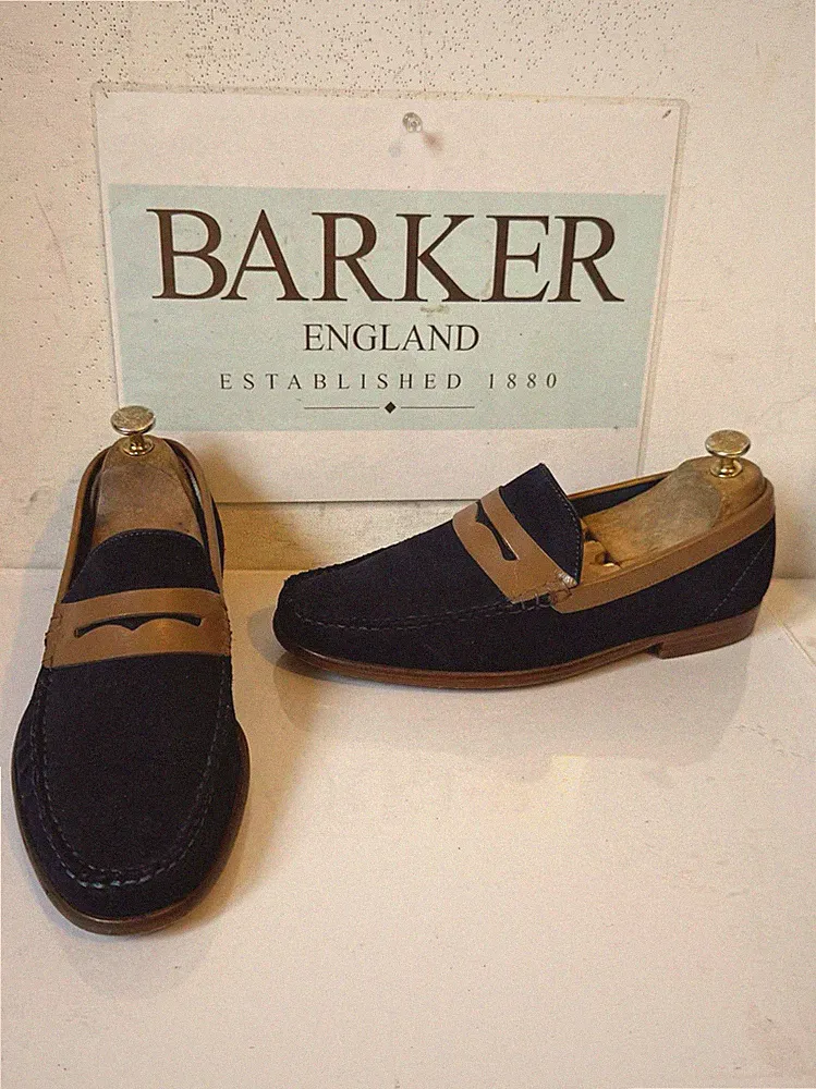 Barker Leder Halbschuhe Größe UK 6,5 EU 40,5 Made in UK