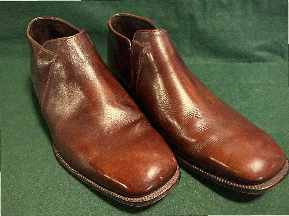 Barrett Rembrandt Northampton - Herren Leder Slipper Schuhe Ledersohlen UK 8 1/2