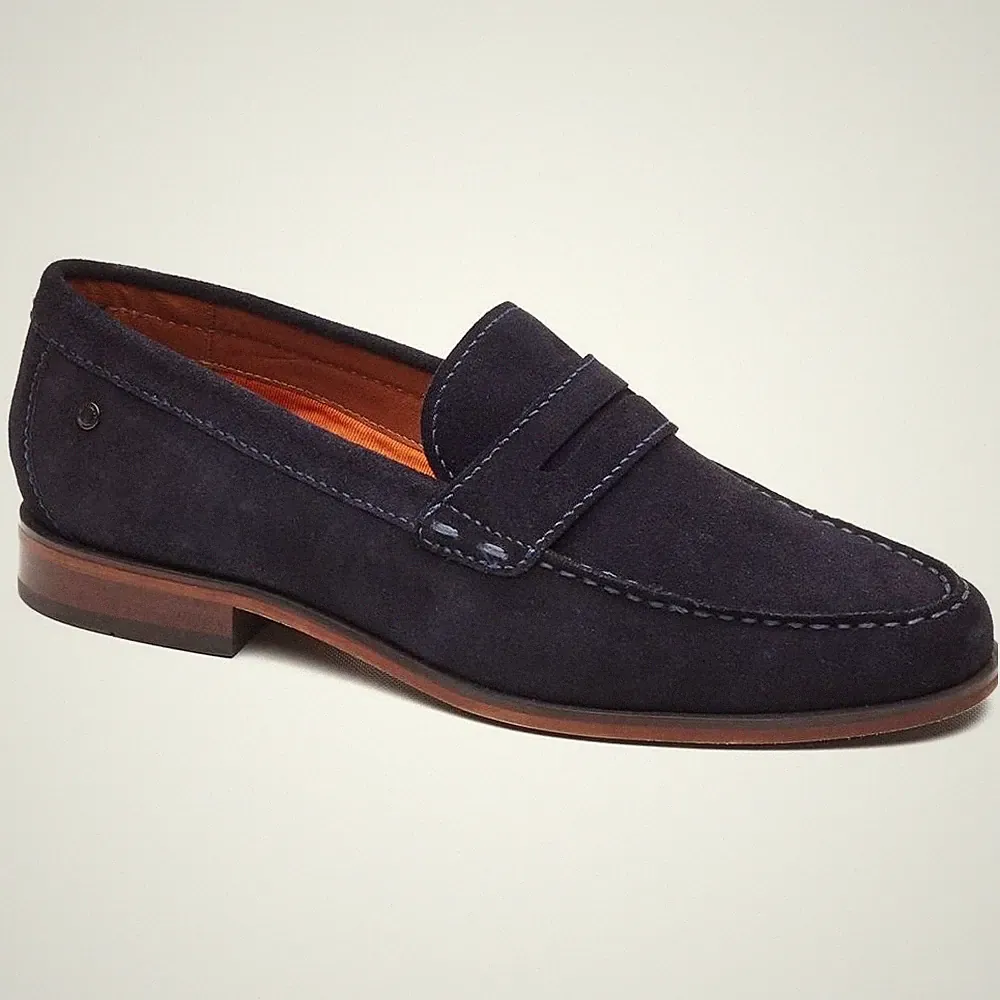 Base London Halbschuhe Slate Penny Loafer 44011